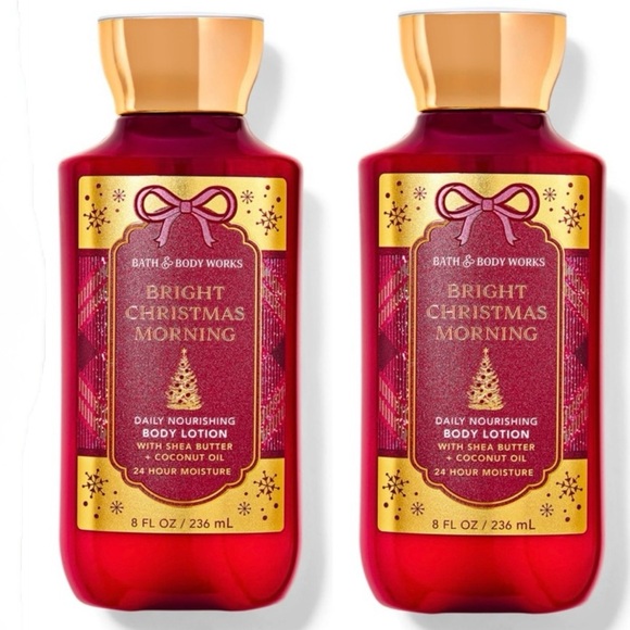Bath & Body Works Bright Christmas Morning Body Lotion 2 Bottles - Picture 1 of 11
